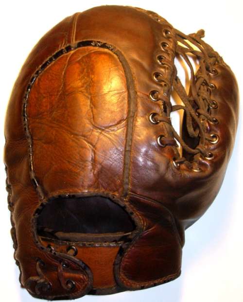 Jimmie Foxx Spalding Basemitt Back
